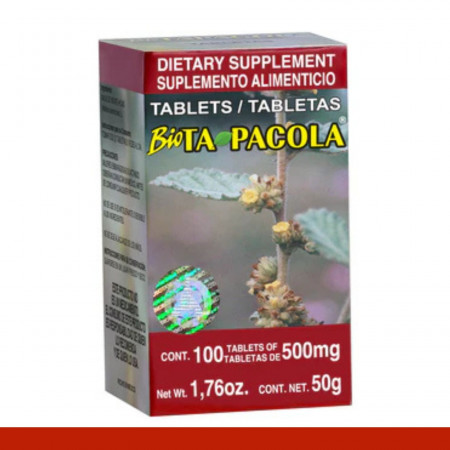 TABS. BIOTAPACOLA® HOJAS DE MALVA DE MONTE CJA.FCO.100pz Clave:8635