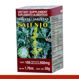 TABS. BIOAJENJO® AZUMATE DE PUEBLA CJA.FCO.100pz Clave:8636