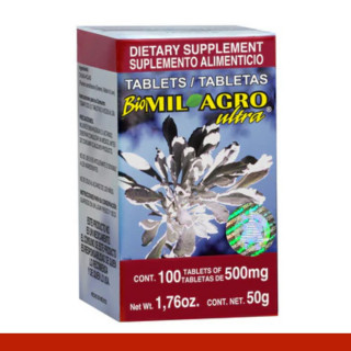 TABS. BIOMILAGRO ULTRA® HOJAS DE CHUKA CJA.FCO.100pz Clave:8644