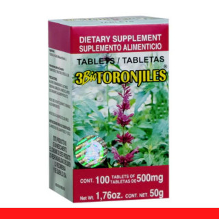 TABS. 3 BIOTORONJILES® TORONJIL CJA.FCO.100pz Clave:8645