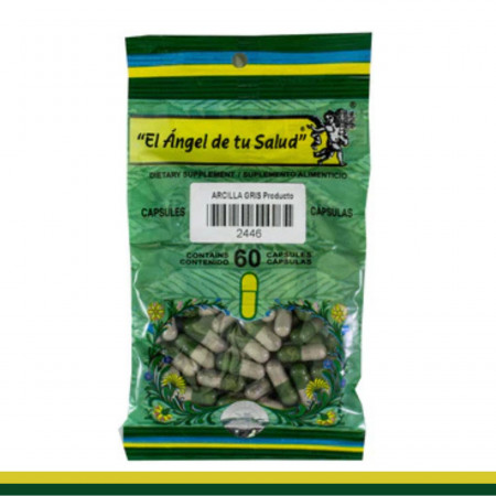 CAPS.D. ARCILLA GRIS  BSA.60pz Clave:2446
