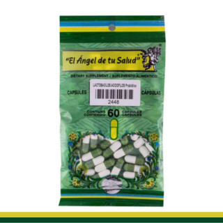 CAPS.D. LACTOBACILOS ACIDOFILOS BSA.60pz Clave:2448