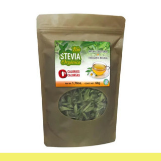 ENDUL.N. BIO STEVIA ORGÁNICA® HOJAS DE STEVIA CJA.50g Clave:9010