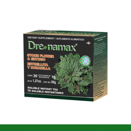TE SOL. DRENAMAX® ESTRELLITA Y DORADILLA CJA.36pz Clave:9026