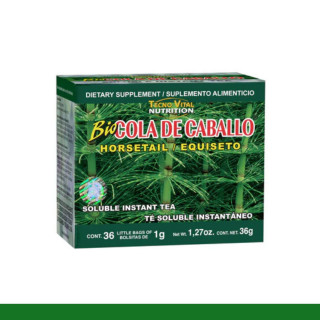 TE SOL. BIOCOLA DE CABALLO® EQUISETO CJA.36pz Clave:9028