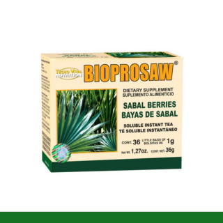 TE SOL. BIOPROSAW® BAYAS DE SABAL CJA.36pz Clave:9029