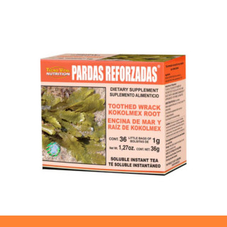 TE SOL. PARDAS REFORZADAS® ALGAS PARDAS CJA.36pz Clave:9033