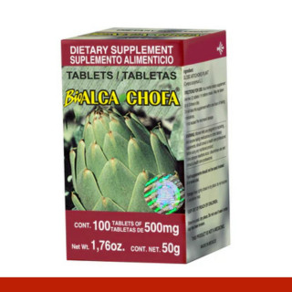TABS. BIOALCACHOFA® ALCACIL CJA.FCO.100pz Clave:8651