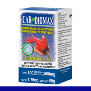 TABS. CARDIOMAX® MANO DE MONO Y ESPINO ALBAR CJA.FCO.100pz Clave:8678