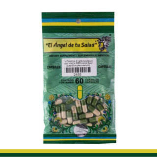CAPS.D. MACA PERUANA con VITAMINA E BSA.60pz Clave:2455