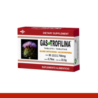 TABS. GASTROFILINA® ALCACHOFERA CJA.30pz Clave:8681
