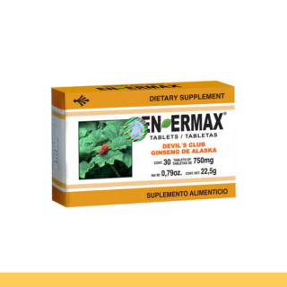 TABS. ENERMAX® GINSENG DE ALASKA CJA.30pz Clave:8684