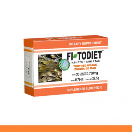 TABS. FITODIET® ENCINA DE MAR CJA.30pz Clave:8685