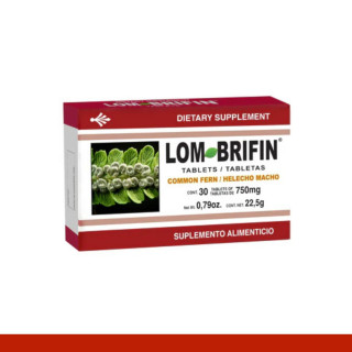 TABS. LOMBRIFIN® HELECHO MACHO CJA.30pz Clave:8687