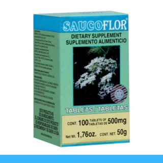 TABS. SAUCOFLOR® SAUCO COMPUESTO CJA.FCO.100pz Clave:8695