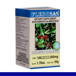 TABS. FLEBOSAN® PARRA COMPUESTA CJA.FCO.100pz Clave:8698