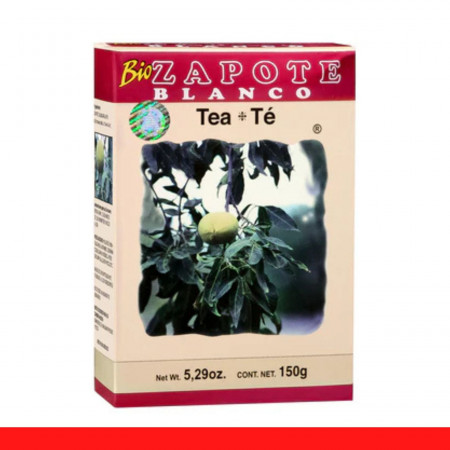 TE GNL. BIOZAPOTE BLANCO® HOJAS DE ZAPOTE BLANCO CJA.150g Clave:9053
