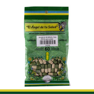 CAPS.D. GINSENG DE BRASIL Raíz BSA.60pz Clave:2458
