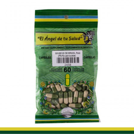 CAPS.D. GINSENG DE BRASIL Raíz BSA.60pz Clave:2458