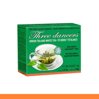 TE SOL. THREE DANCERS® TE VERDE Y TE BLANCO CJA.36pz Clave:9069
