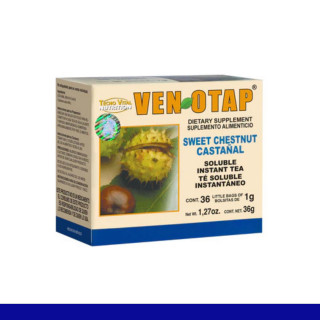 TE SOL. VENOTAP® CASTAÑAL CJA.36pz Clave:9084