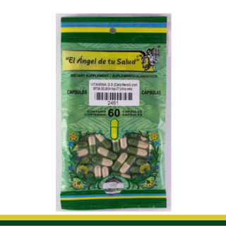 CAPS.D. ORTIGA con VITAMINA D3  BSA.60pz Clave:2461