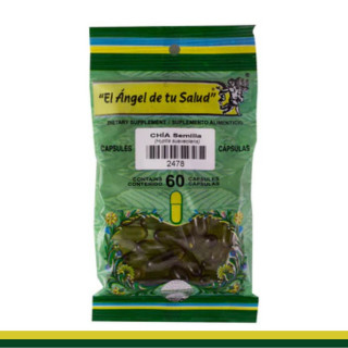 CAPS.B. CHIA Semilla BSA.60pz Clave:2478