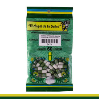 CAPS.D. MANGO AFRICANO BSA.60pz Clave:2479