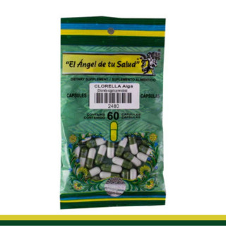 CAPS.D. CLORELA Alga BSA.60pz Clave:2480