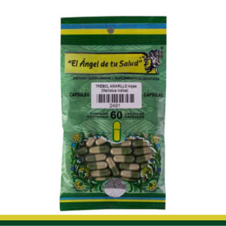 CAPS.D. TREBOL AMARILLO hojas BSA.60pz Clave:2491