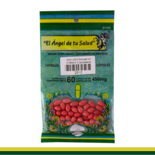 CAPS.B. ACIDO OLEICO  con VITAMINA B12 BSA.60pz Clave:2510