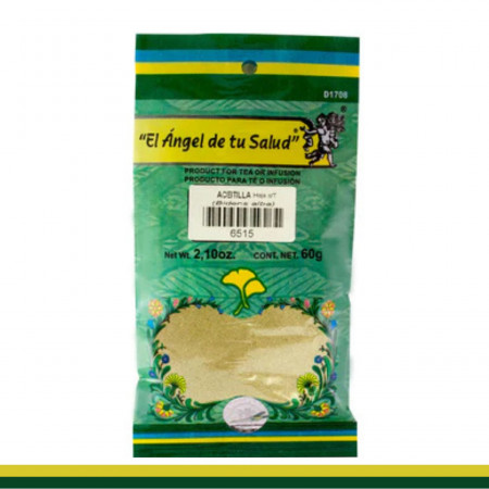 PVO. ACEITILLA Hoja C/T. BSA.60g Clave:6515