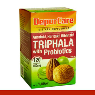 CAPS.D. DEPURCARE® TRIPHALA Y PROBIOTICOS CJA.FCO.120pz Clave:2056
