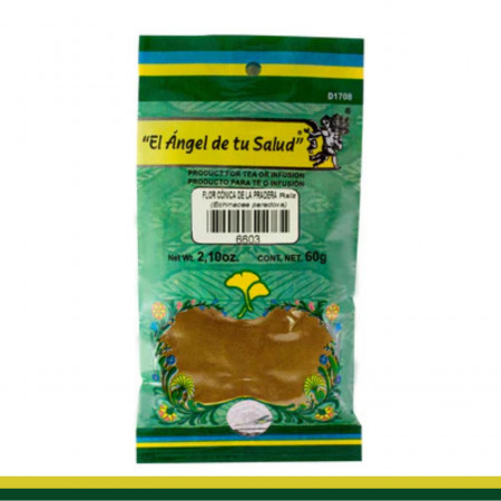 PVO. FLOR CONICA DE LA PRADERA Raíz BSA.60g Clave:6603