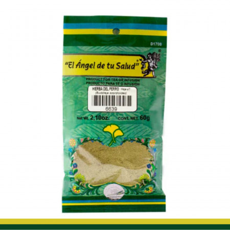PVO. HIERBA DEL PERRO Hoja C/T. BSA.60g Clave:6639