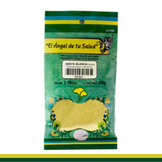 PVO. MENTA BLANCA Hojas BSA.60g Clave:6684