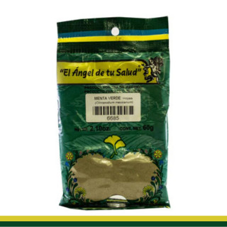 PVO. MENTA VERDE Hojas BSA.60g Clave:6685