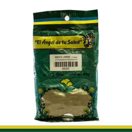 PVO. MENTA VERDE Hojas BSA.60g Clave:6685