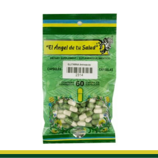 CAPS.D. GLUTAMINA BSA.60pz Clave:2314