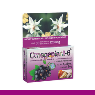CAPS.B. OMEGAPLANT® ACIDO LINOLEICO Y PRIMULA CJA.30pz Clave:2112
