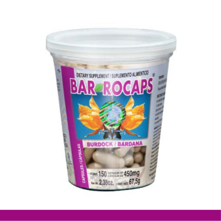 CAPS.D. BARROCAPS® BARDANA VASO 150pz Clave:2209