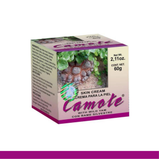 CREMA M. CAMOTE® ÑAME SILVESTRE Y CONCHA NACAR TARRO 60g Clave:3102