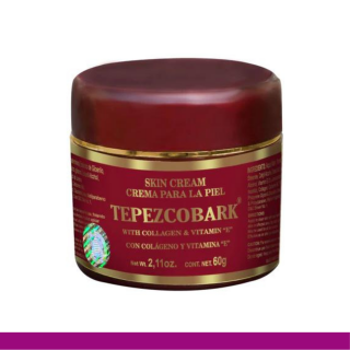 CREMA M. TEPEZCOBARK® COLAGENO Y VITAMINA E TARRO 60g Clave:3105