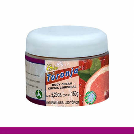 CREMA COR. BIOTORONJA® ACEITE DE TORONJA TARRO 150g Clave:3117