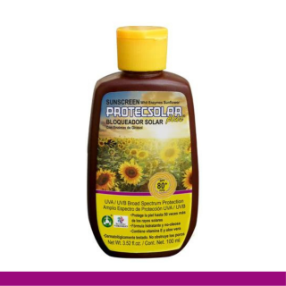 BLOQ.S. PROTECSOLAR PLUS® CON ENZIMAS DE GIRASOL BOT.100ml Clave:3119