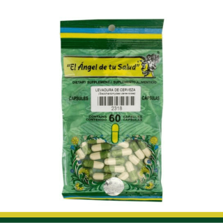 CAPS.D. LEVADURA DE CERVEZA  BSA.60pz Clave:2318