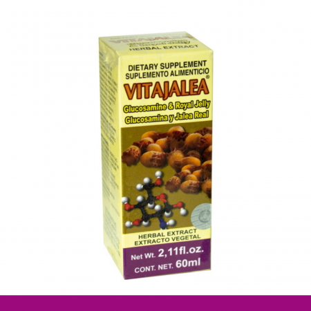 EXTCTO.V. VITAJALEA® GLUCOSAMINA CON JALEA REAL CJA.FCO.60ml Clave:4009