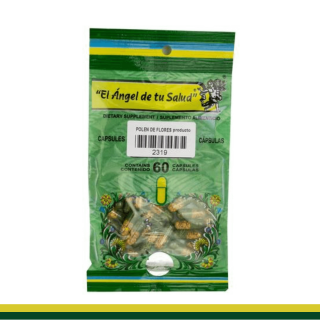 CAPS.D. POLEN DE FLORES  BSA.60pz Clave:2319
