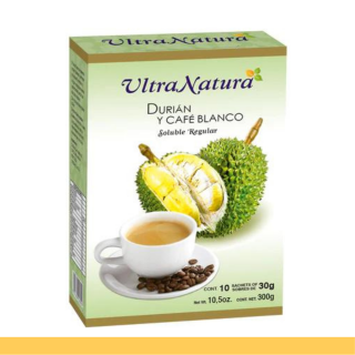 PVO.SOL. ULTRANATURA® DURIAN Y CAFE BCO. REGULAR CJA.10sobr.x30g Clave:2602