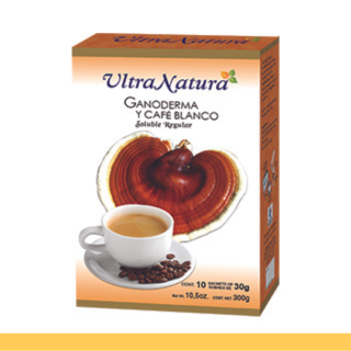 PVO.SOL. ULTRANATURA® GANODERMA CAFE BCO.REGULAR CJA.10sobr.x30g Clave:2604